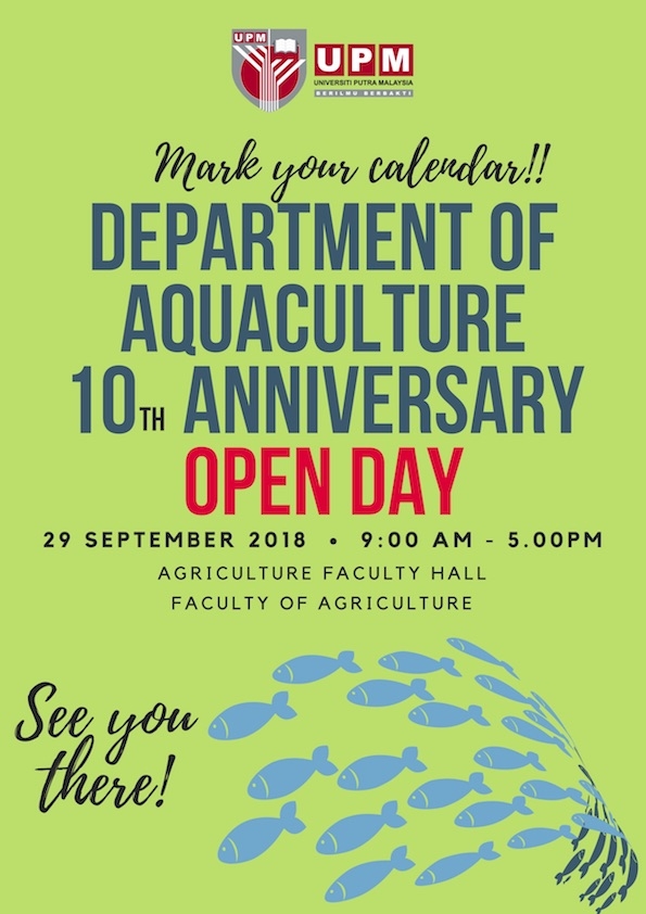 Department of Aquaculture 10th Anniversary Open Day